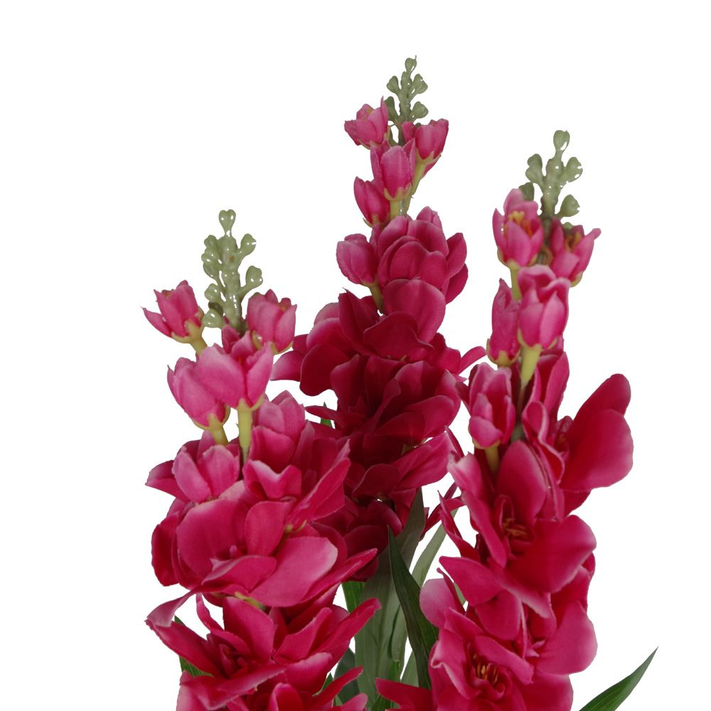 Artificial Cymbidium Orchid Plant Purple - Vibrant and Realistic | Leaf Design UK