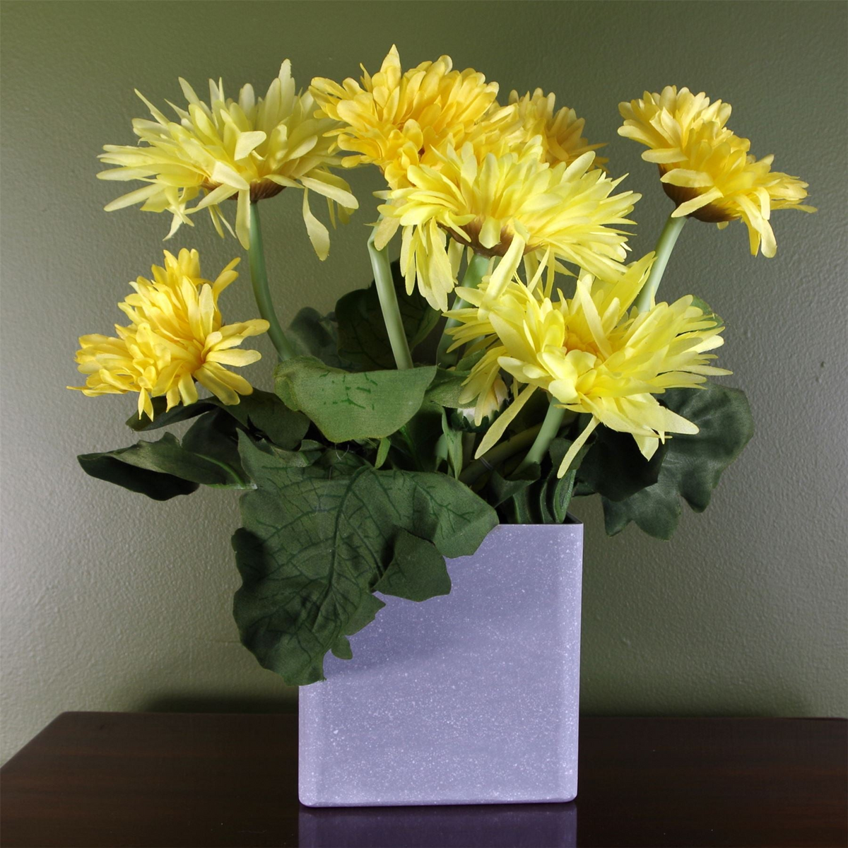 Artificial Daisy Plant Yellow | Lifelike Decorative Plant for Home or Office