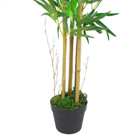 Artificial Bamboo Tree Plant Copper Planter 150cm - Realistic and Low-Maintenance