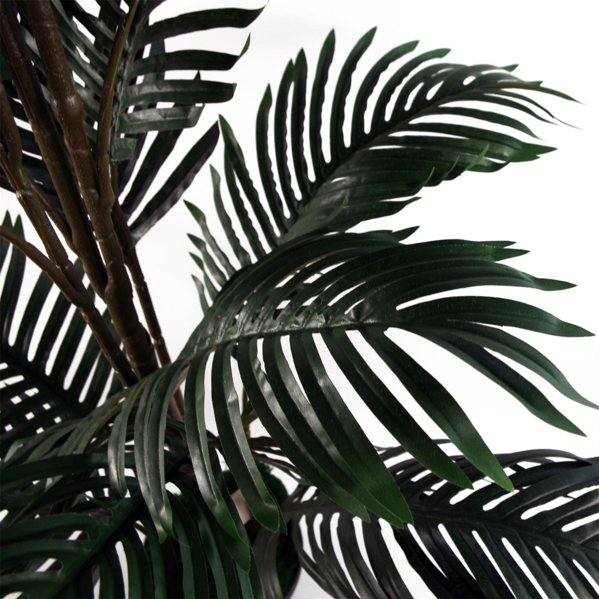 Artificial Palm Tree 140cm Areca Palm Leaves - Realistic Tropical Decor