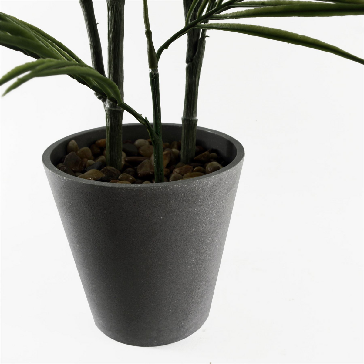 Artificial Palm Tree in Decorative Planter - Lifelike, Low Maintenance, Perfect for Any Space