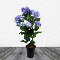 Artificial Hydrangea Plant Blue - Lifelike Décor for Your Home or Office