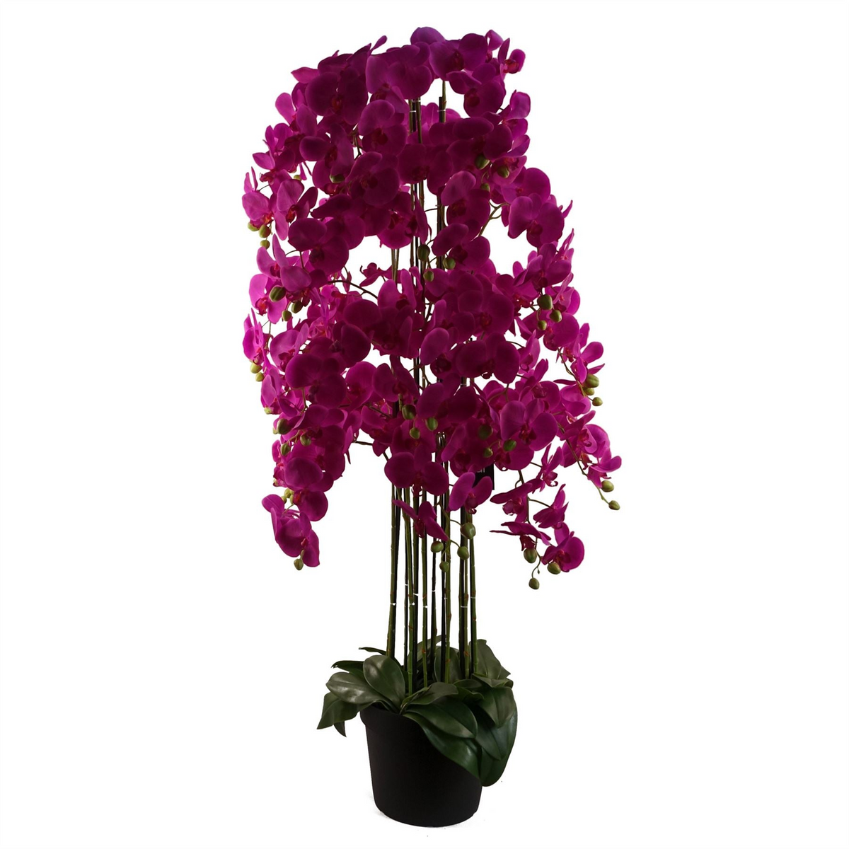 Giant Purple Orchid Plant - Artificial - 189 Flowers Real Touch