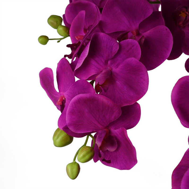 Giant Purple Orchid Plant - Artificial - 189 Flowers Real Touch