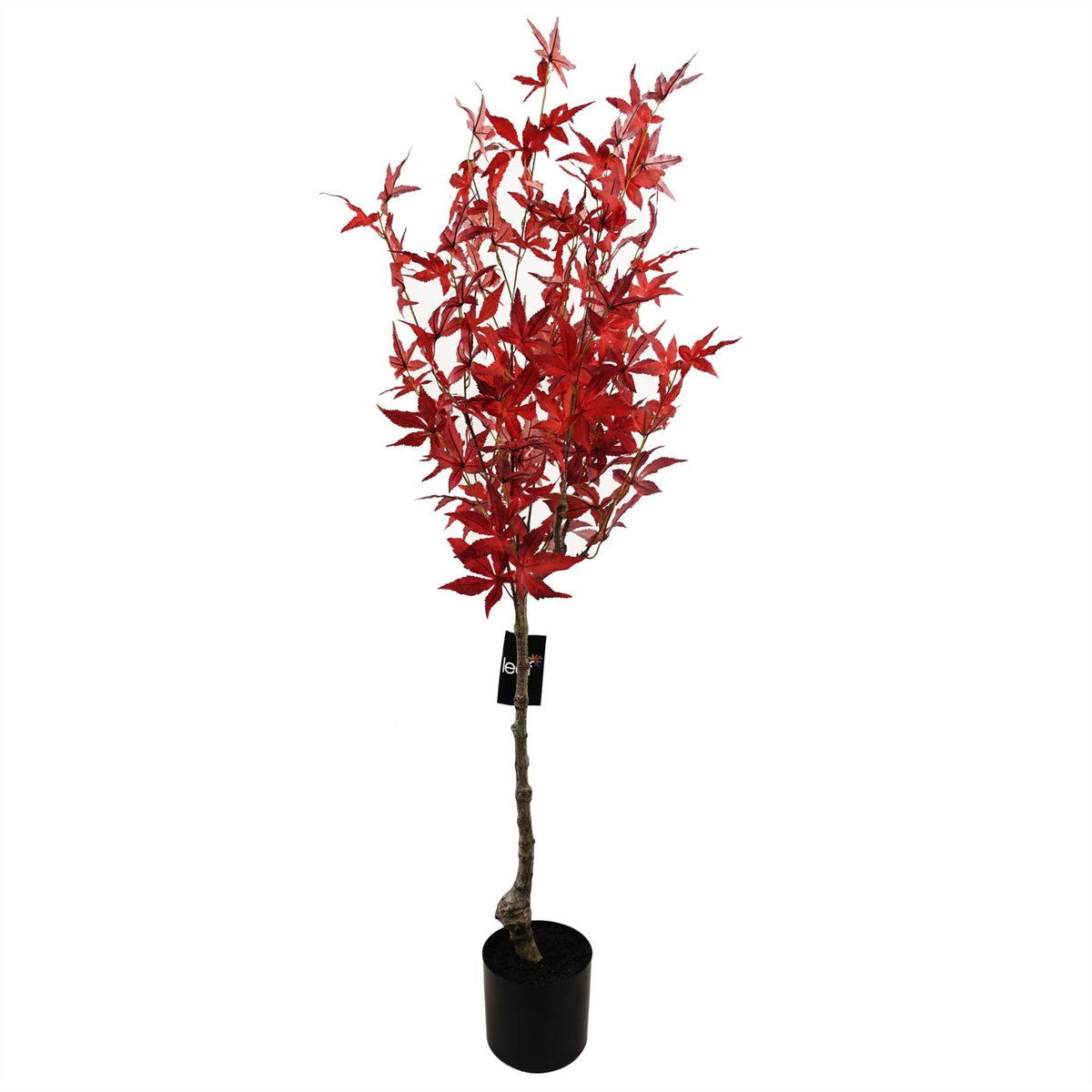 Artificial Red Maple Tree 120cm - Realistic Leaf Design | Leaf Design UK