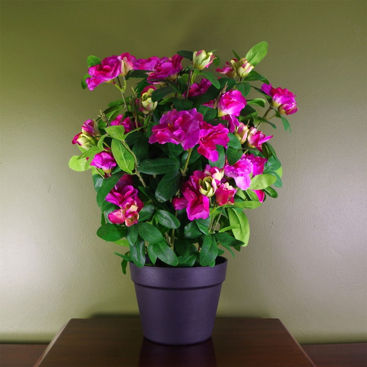 Artificial Rhododendron Plant Pink - Lifelike Faux Rhododendron for Home Decor