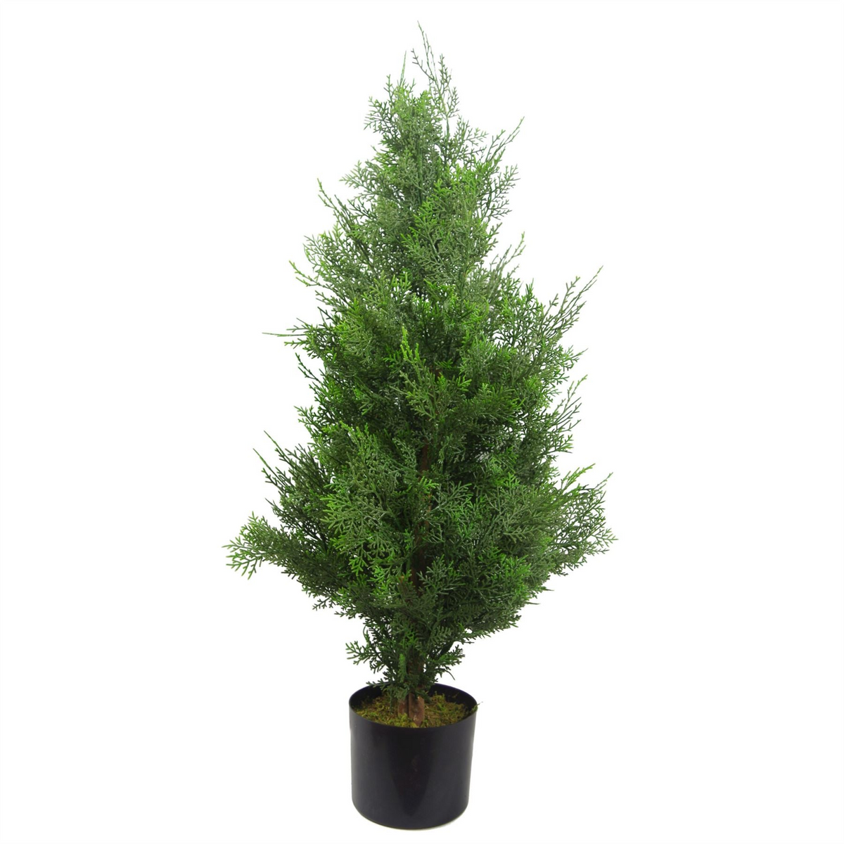 Cypress Topiary Tree Artificial 90cm Plant | Realistic Foliage | Indoor/Outdoor Use