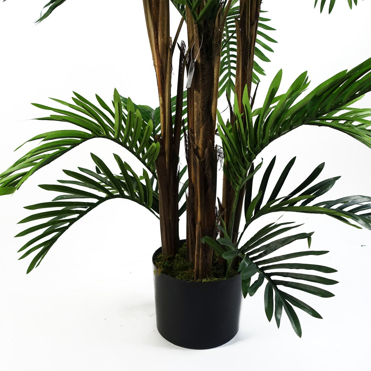 Leaf Design 150cm Areca Palm Artificial Tree - Realistic Silk Leaves, Wired Branches, Weighted Pot