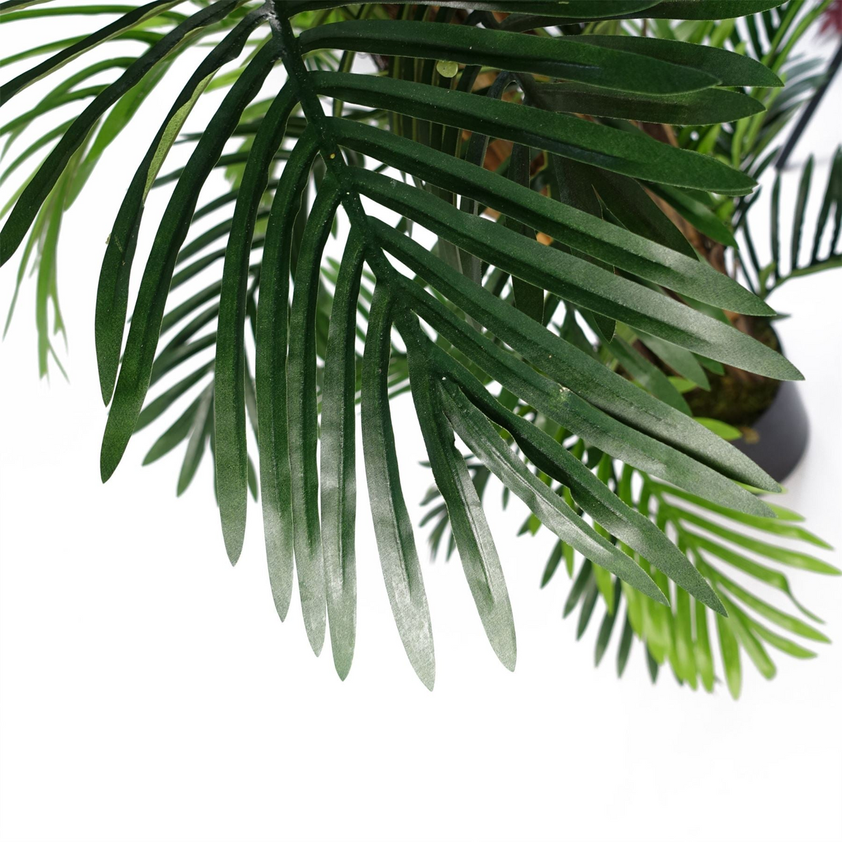 Leaf Design 150cm Areca Palm Artificial Tree - Realistic Silk Leaves, Wired Branches, Weighted Pot