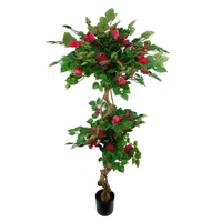 Large Japanese Artificial Tree Silk Bougainvillea - Realistic Replica, Low Maintenance, 150cm Tall