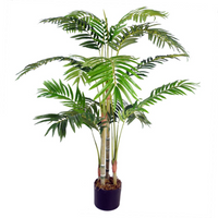 Large Artificial Palm Tree 120cm Tall - Realistic Green Fronds - No Maintenance Required