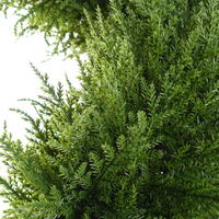 Leaf 120cm Spiral Cypress Tree Artificial - Large Size with Dense Bushy Foliage - Ready to Display