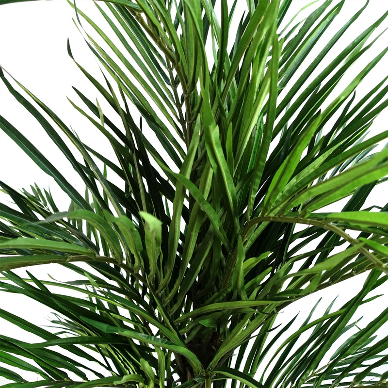 Leaf Design 130cm Areca Palm Artificial Tree - Realistic Silk Leaves, Adjustable Shape - Perfect for Indoor Decoration