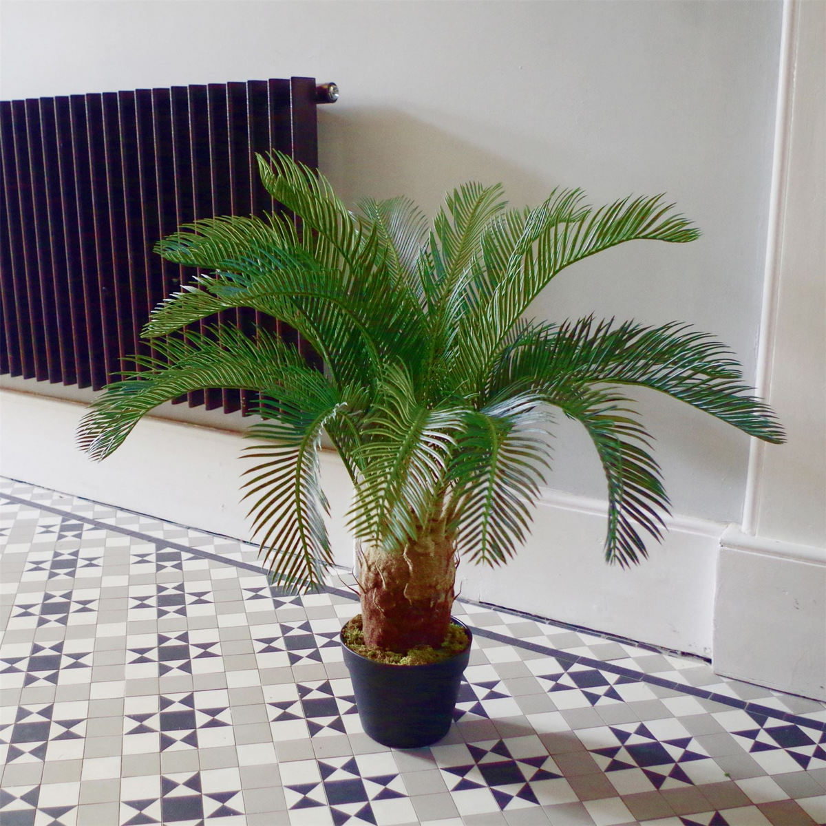 Palm Tree Artificial Cycas 80cm - Lifelike Tropical Plant for Modern Interiors