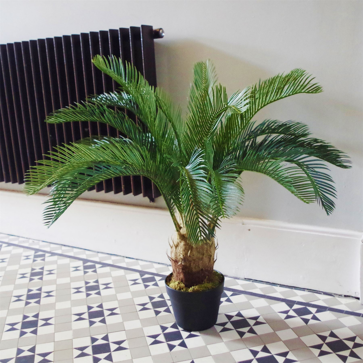 Palm Tree Artificial Cycas 80cm - Lifelike Tropical Plant for Modern Interiors