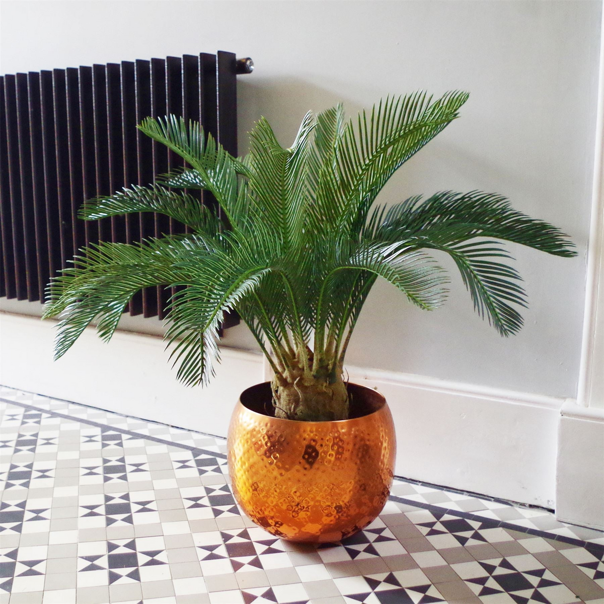 Palm Tree Artificial Cycas 80cm - Lifelike Tropical Plant for Modern Interiors