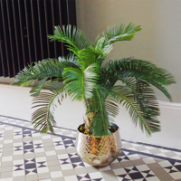 Palm Tree Artificial Cycas 60cm - Realistic Tropical Plant for Modern Interiors