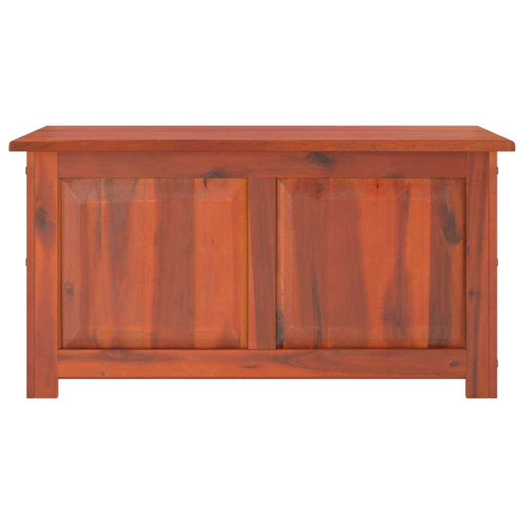 Storage Chest with Lid Brown Solid Wood Acacia - Durable and Versatile Storage Solution