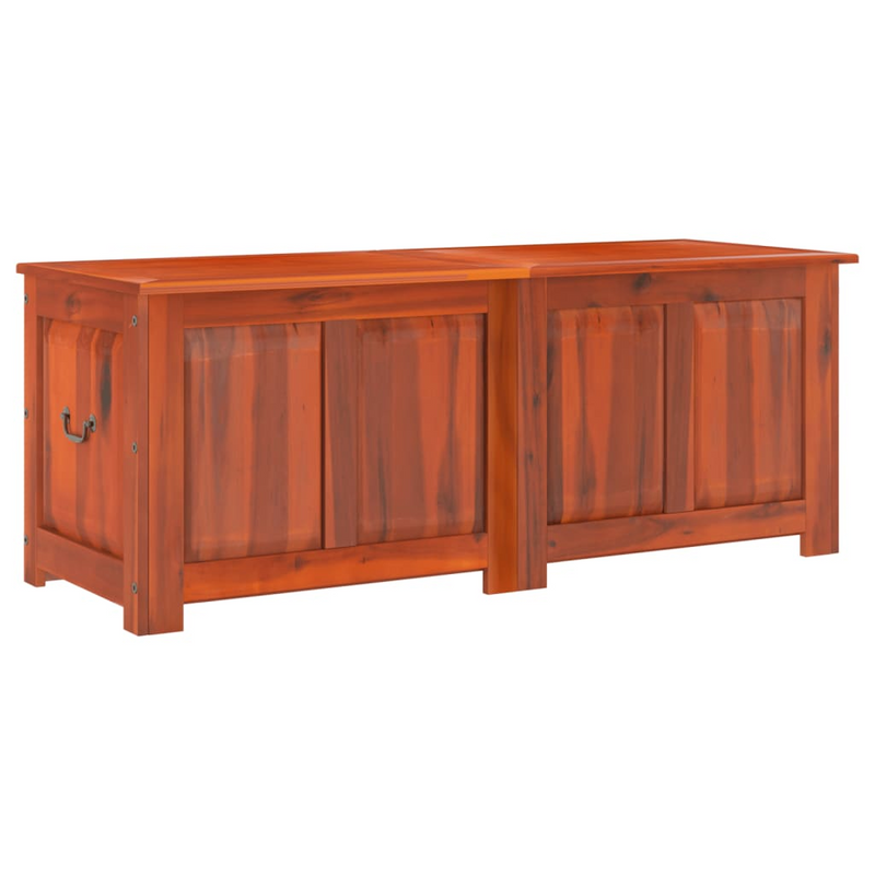 Storage Chest with Lid Brown Solid Wood Acacia | Versatile and Durable Storage Solution