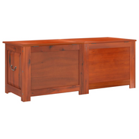 Storage Chest with Lid Brown Solid Wood Acacia | Versatile and Durable Storage Solution