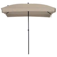 Madison Parasol Patmos Luxe Rectangle 210x140 cm Ecru - Durable & Stylish Outdoor Umbrella