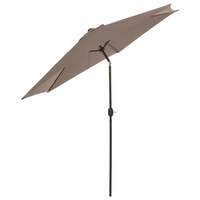 Madison Parasol Tenerife 300 cm Taupe - Durable and Stable Standing Parasol