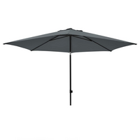 Madison Parasol Mykanos 250 cm Grey - Stylish and Durable Outdoor Umbrella