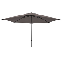 Madison Parasol Mykanos 250 cm Taupe - Create a Cozy Shade Spot in Your Outdoor Space