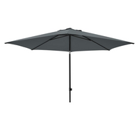 Madison Parasol Elba 300 cm Grey - Adjustable Height, Tilt Mechanism, Wind Catch