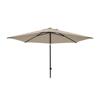 Madison Parasol Elba 300 cm Ecru - Create a Cozy Shade Spot in Your Garden