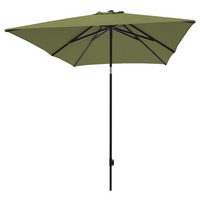 Madison Parasol Moraira 230x230 cm Green - Enjoy Shade and Style in Your Outdoor Space