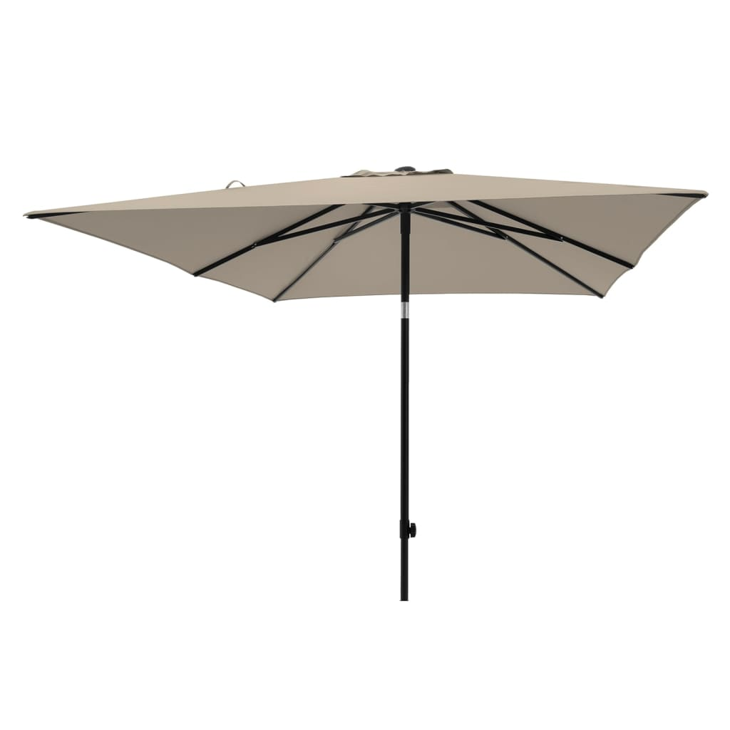 Madison Parasol Denia 200x200 cm Ecru - Adjustable Height, Tilt Mechanism, Wind Catch