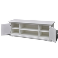 TV Stand White Wood - Elegant, Sturdy and Stylish