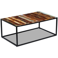 Coffee Table Solid Reclaimed Wood 100x60x40 cm