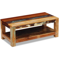 Coffee Table Solid Reclaimed Wood 90x45x35 cm - Unique and Durable Furniture