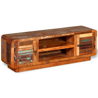 TV Cabinet Solid Reclaimed Wood 120x30x40 cm - Stylish and Spacious Storage