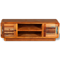 TV Cabinet Solid Reclaimed Wood 120x30x40 cm - Stylish and Spacious Storage