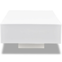 Coffee Table High Gloss White - Modern and Elegant | Home Furniture