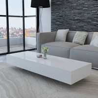 Coffee Table High Gloss White - Modern and Elegant | Easy to Clean