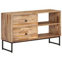 TV Cabinet Reclaimed Teak Wood 90x30x55 cm - Rustic and Durable