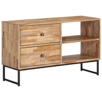 TV Cabinet Reclaimed Teak Wood 90x30x55 cm - Rustic and Durable