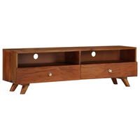 TV Cabinet Solid Reclaimed Wood 140x30x40 cm - Retro Style, Durable and Handmade