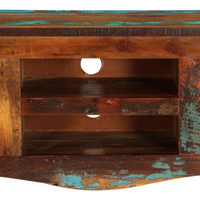 TV Cabinet - Solid Reclaimed Wood - 120x30x40 cm