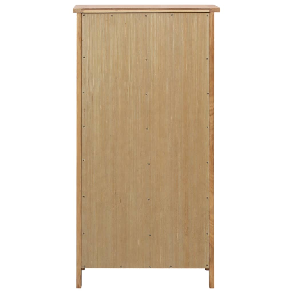 Wine Cabinet 56x32x110 cm | Solid Oak Wood | Wine Rack Organizer