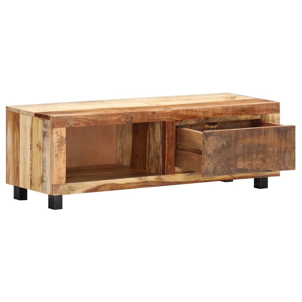 TV Cabinet - Solid Reclaimed Wood - 100x30x33 cm