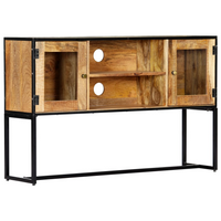 TV Cabinet 120x30x75 cm Solid Reclaimed Wood - Classic Style, Handmade, Spacious Storage