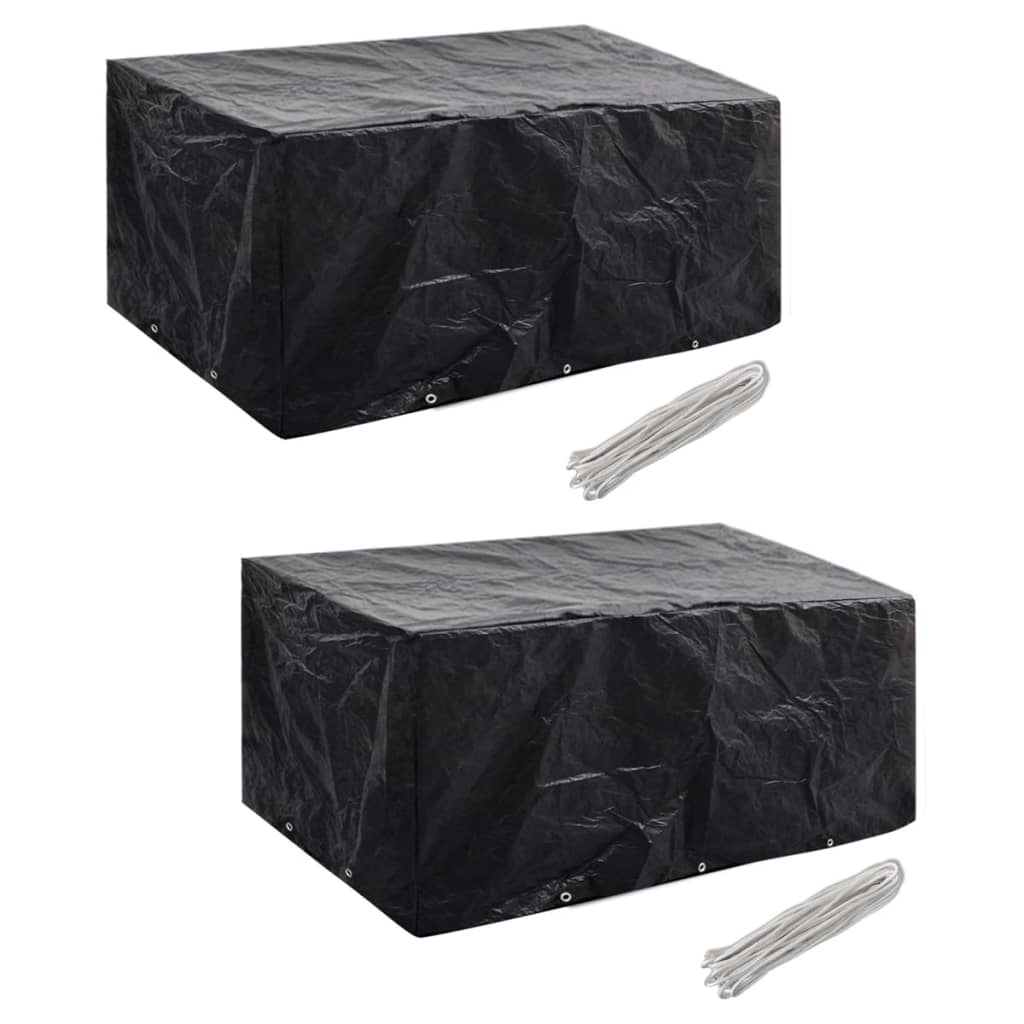 vidaXL Garden Furniture Covers 2pcs | Protect Your Outdoor Rattan Sets