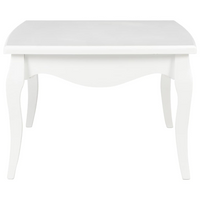 Coffee Table White - Solid Pine Wood | 110x60x40 cm