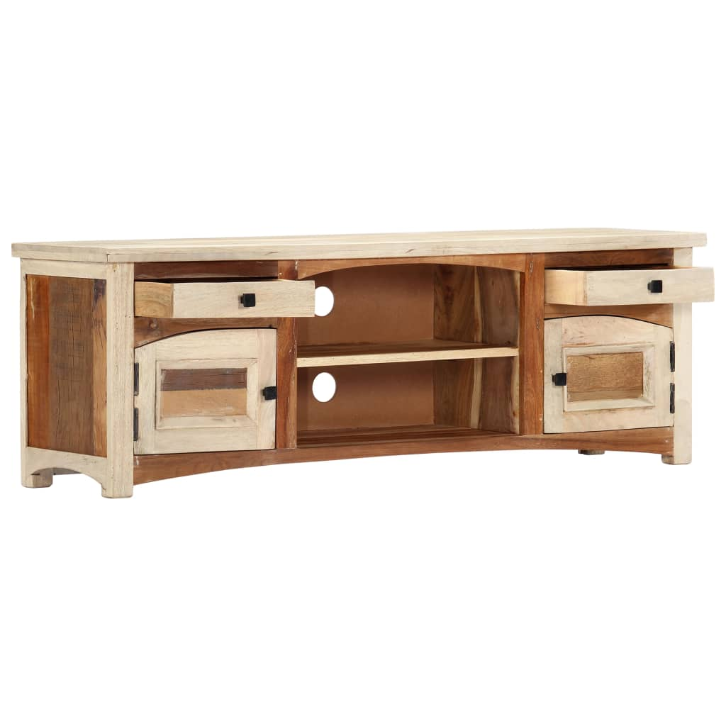 TV Cabinet 120x30x40 cm | Solid Reclaimed Wood