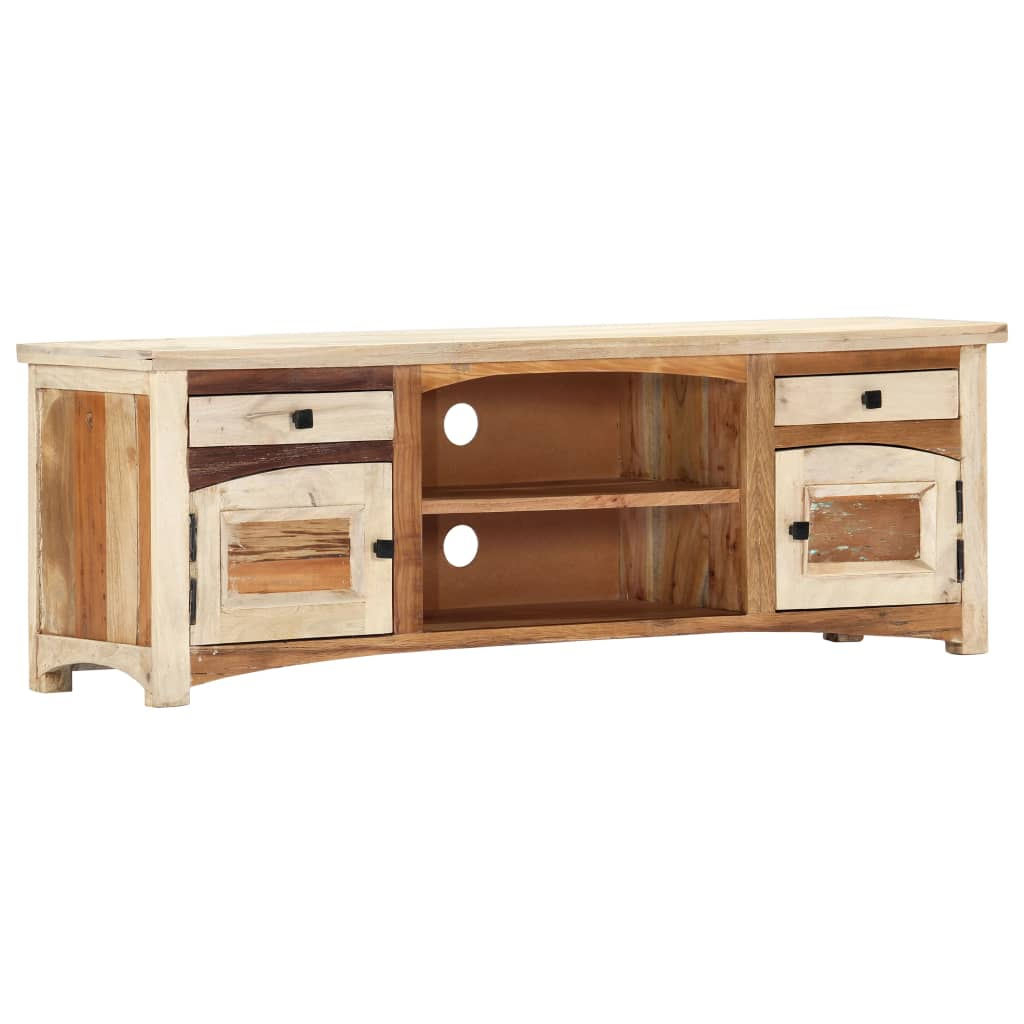 TV Cabinet 120x30x40 cm | Solid Reclaimed Wood